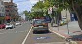 Internauta denuncia estacionamento irregular de viatura do Debetran