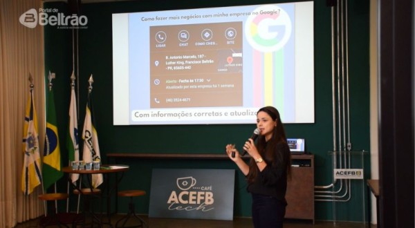 “Como fazer mais negócios com minha empresa no Google” e "Estratégias de enfrentamento da gripe aviária" foram temas do Café Acefb