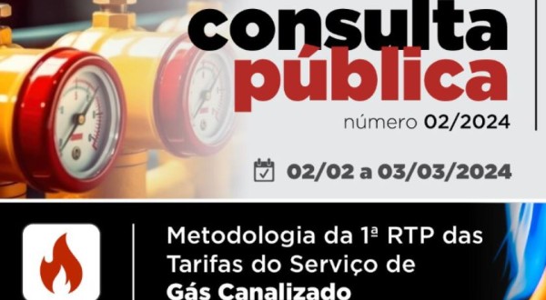 Agepar abre consulta sobre revisão tarifária do serviço de distribuição de gás canalizado