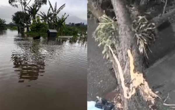 Chuvas fortes atingem 45 municípios, deixam famílias desalojadas e provocam novo tornado