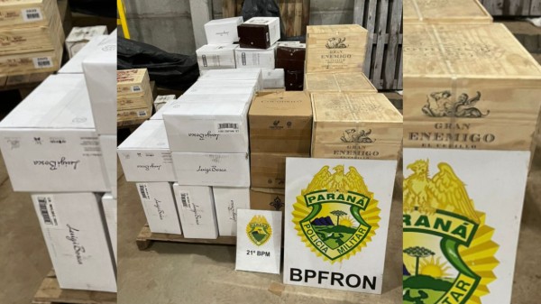 BPFRON e 21°BPM apreendem bebidas