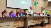 Pedron e Lurdinha participam de encontro na Amsop para novos gestores municipais