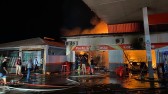 Incêndio destrói restaurante anexo a posto de combustíveis em Santa Lúcia