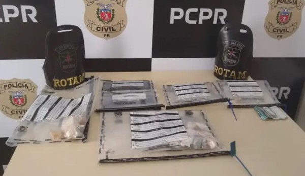 Casal é preso em flagrante por tráfico de drogas