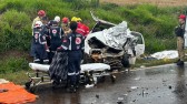 Gravíssimo acidente em Chopinzinho deixa três mortos e um ferido