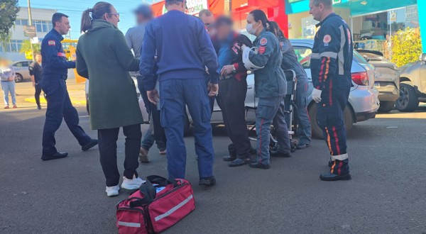 Idoso de 87 anos é atropelado no centro