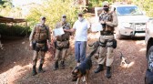 Polícia Militar homenageia cães que auxiliaram na captura de foragidos do Casep