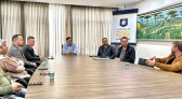 Prefeito Cleber tem encontro com a nova diretoria do Compev