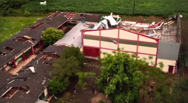 Tornado causa estragos em Jorge Lacerda e Linha Gleba União