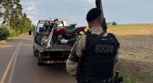 Polícia Militar realiza operação de trânsito e recolhe motocicletas irregulares