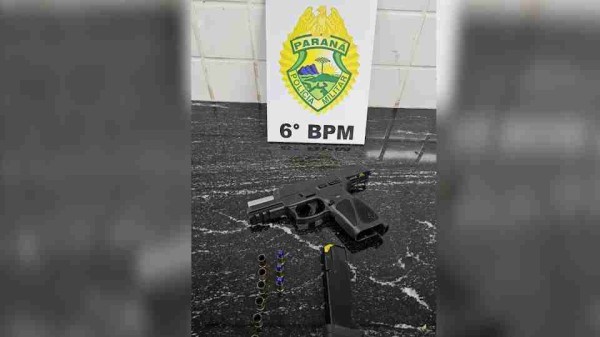 Suspeito é preso após efetuar disparos de arma de fogo
