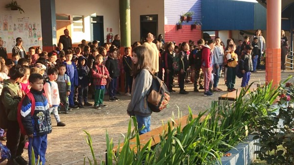 Semana da pátria é realizada com dedicação nas escolas municipais de Beltrão