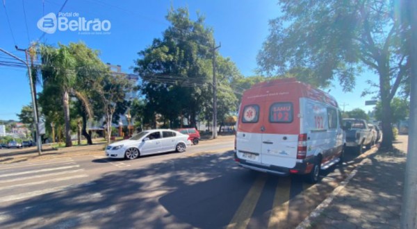 Mulher fica ferida em atropelamento na União da Vitória