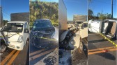 Grave acidente com oito veículos deixa feridos na PRC-158 em Coronel Vivida
