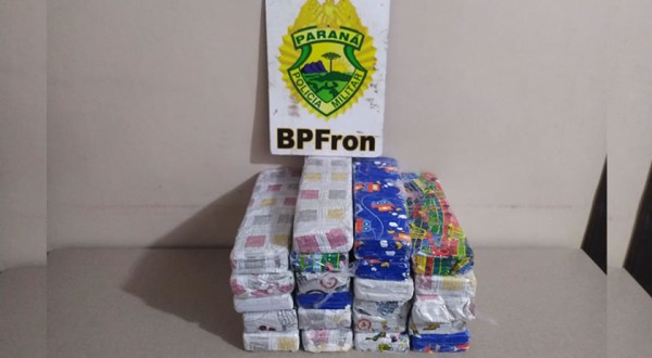 BPFRON apreende droga durante abordagem a ônibus em Realeza