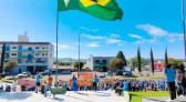Estudantes fazem manifestação