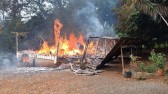 Incêndio atinge residência em Verê; Polícia Militar e moradores ajudam a conter as chamas