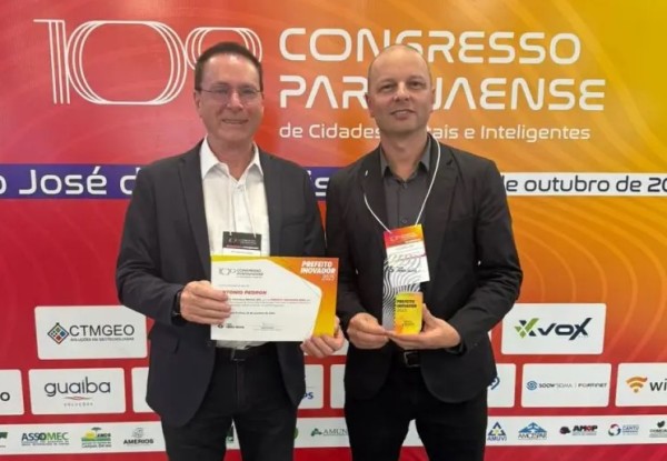 Prefeito Antonio Pedron é reconhecido como “Prefeito Inovador 2025”
