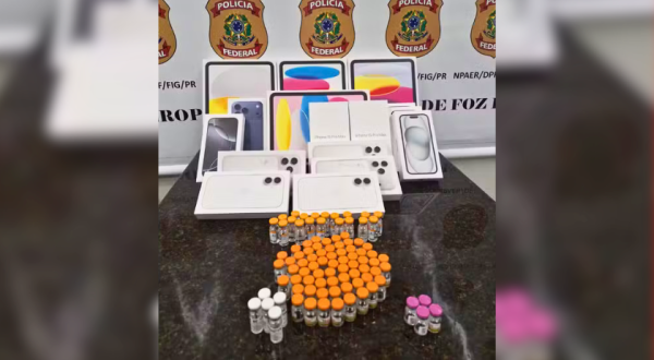Passageira é flagrada com mais de 90 ampolas de tirzepatida contrabandeadas em aeroporto