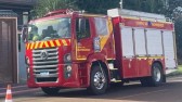 Bombeiros controlam princípio de incêndio em residência no bairro Jardim Floresta