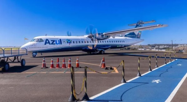 Aeroporto de Pato Branco registra milésimo pouso comercial