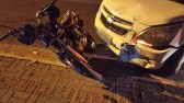 Motociclista fica ferido em acidente na Cidade Norte