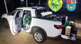 150 galões de azeite de oliva são apreendidos pela PM