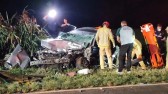Quatro jovens ficam gravemente feridas em acidente registrado na PR 180