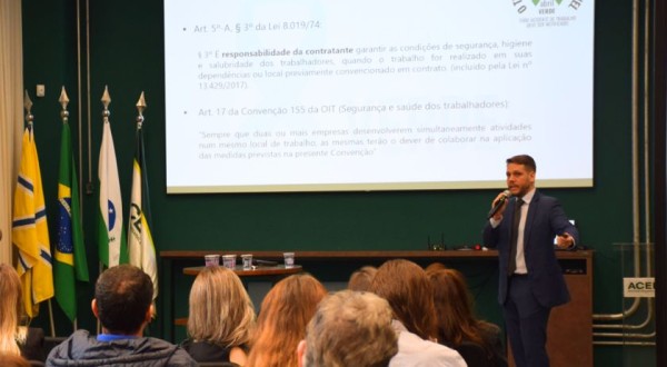 Café Acefb desta semana contou com palestra sobre Prevenção de Acidentes de Trabalho