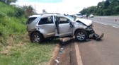 Três pessoas morrem em grave acidente na BR 277