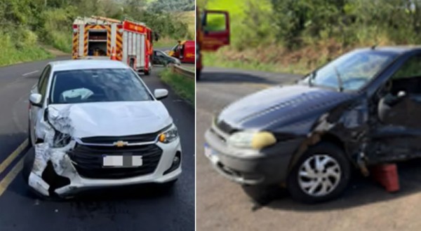 Casal de Francisco Beltrão se envolve em acidente de trânsito na PR-562 em Coronel Vivida