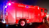 Fogo em mangueira de botijão de gás deixa uma pessoa ferida