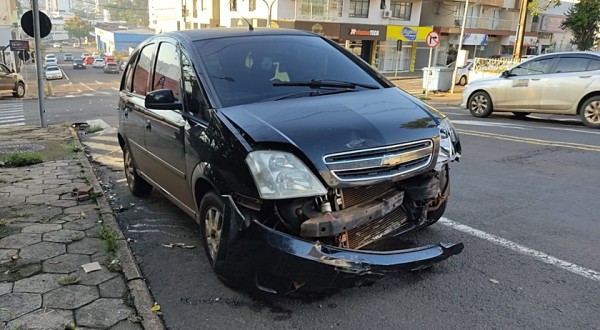 Criança fica ferida em acidente na área central de Francisco Beltrão