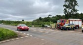 Quatro homens são ejetados de carro e morrem em grave acidente na BR-277