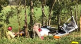 Acidente na PR-483 deixa casal gravemente ferido