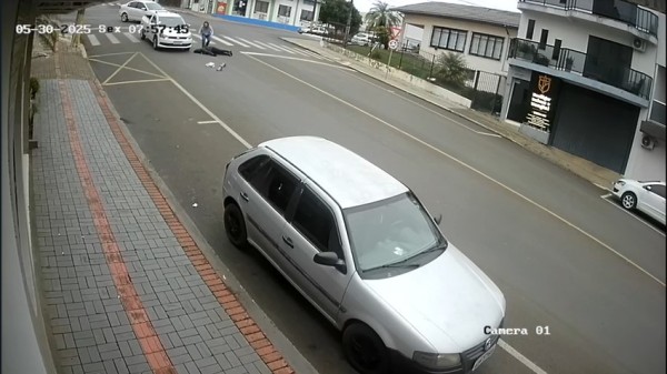 Atropelamento é registrado na manhã desta sexta-feira em Dionísio Cerqueira