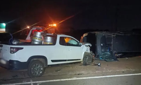 Colisão transversal na PR-475 deixa um homem ferido em Francisco Beltrão