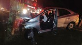 Três pessoas ficam gravemente feridas em acidente de trânsito na BR 280