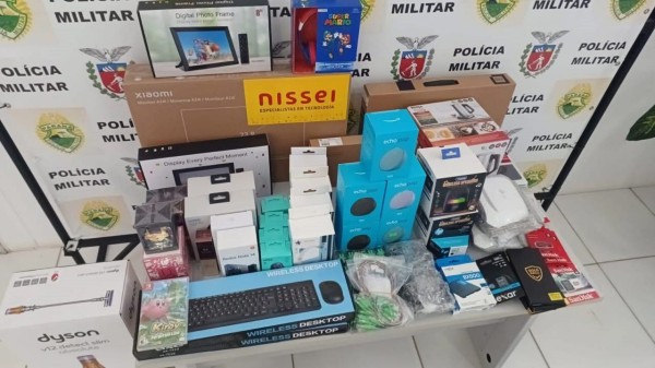 Casal é detido em Realeza por contrabando de mercadorias do Paraguai