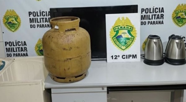 PM prende dois homens por receptação e recupera produtos furtados