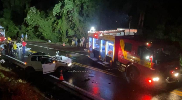 Acidente com duas mortes é registrado na BR-163 entre Barracão e Bom Jesus do Sul