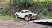 Motorista fica ferido em acidente na PR 180