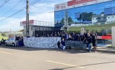 Profissionais do SAMU realizam manifestação por melhores condições de trabalho