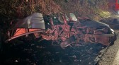 Grave acidente na PR-182 entre Ampére e Francisco Beltrão deixa um morto e feridos