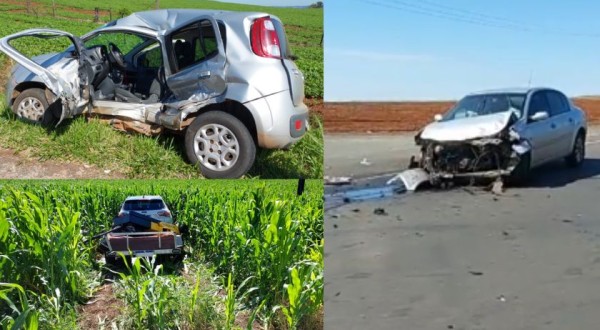 Grave acidente em Realeza deixa vítimas feridas e uma em estado crítico