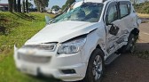 Acidente entre Blazer e veículo da Saúde deixa cinco pessoas feridas na BR-280