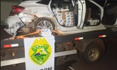 Carro é apreendido com cigarros após perseguição de 20 km na BR 163