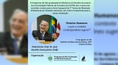 Aula Inaugural do Mestrado Profissional em Direitos Humanos da UFFS recebe jurista José Geraldo Sousa Junior