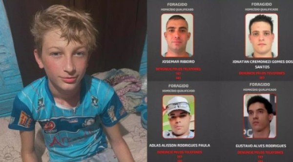 Polícia Civil divulga fotos de foragidos que mataram adolescente que colhia mangas