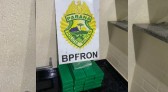 BPFRON apreende 18kg de maconha em Capitão Leônidas Marques